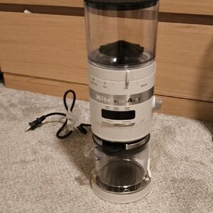 KitchenAid Coffee Grinder in Cream and Silver